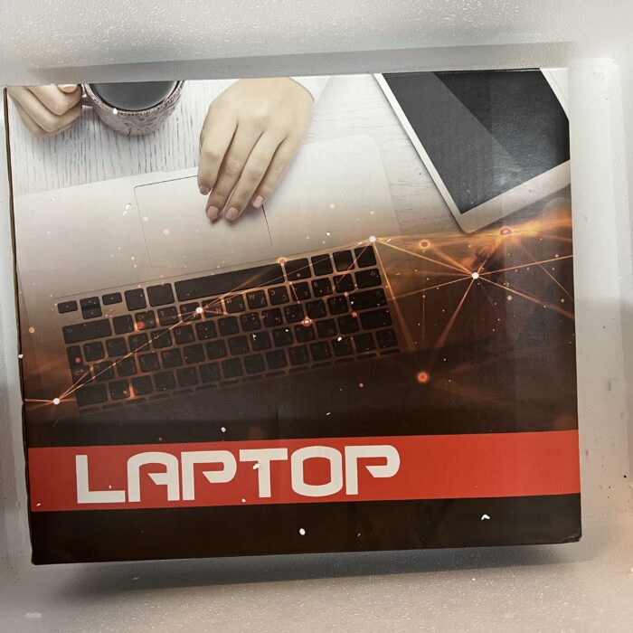 laptop with box