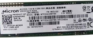 256GB M.2 SSD (5 year warranty)